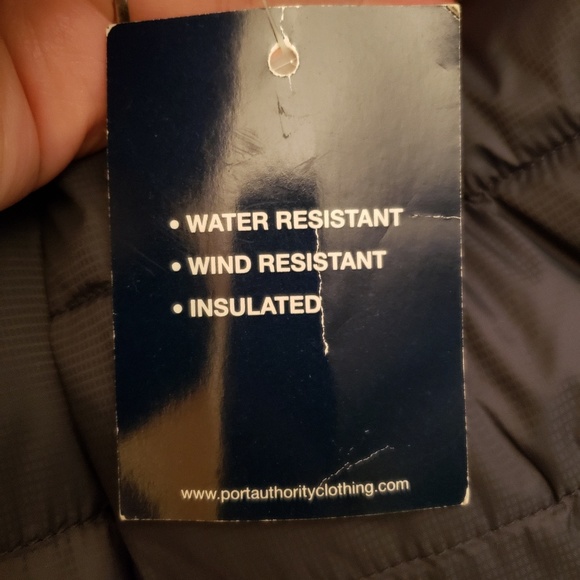 Port Authority Men's Mission Puffy Blue Jacket M - Picture 4 of 7